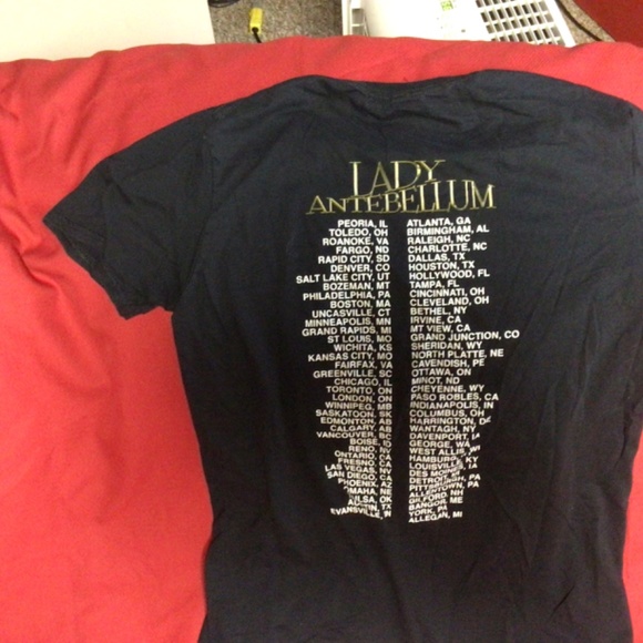 LADY ANTEBELLUM ladies concert tshirt - Picture 2 of 2